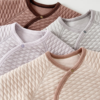 【BABY】冬新作北欧風無地薄綿カバーオールSK102609