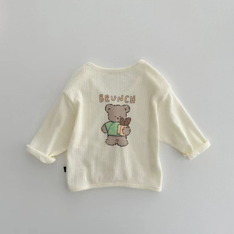 【BABY】夏新作 通気コットンカーディガンSK080829