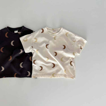【BABY】夏新作 月総柄TシャツSK091723