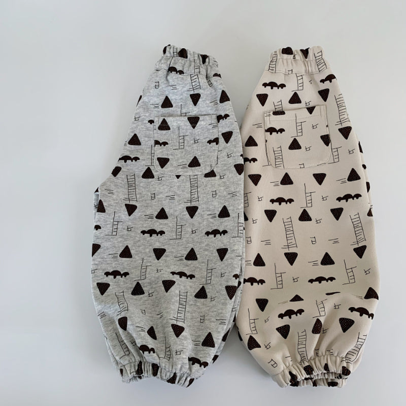 【BABY&KID】カートゥーンプリントスポーツパンツSK100526
