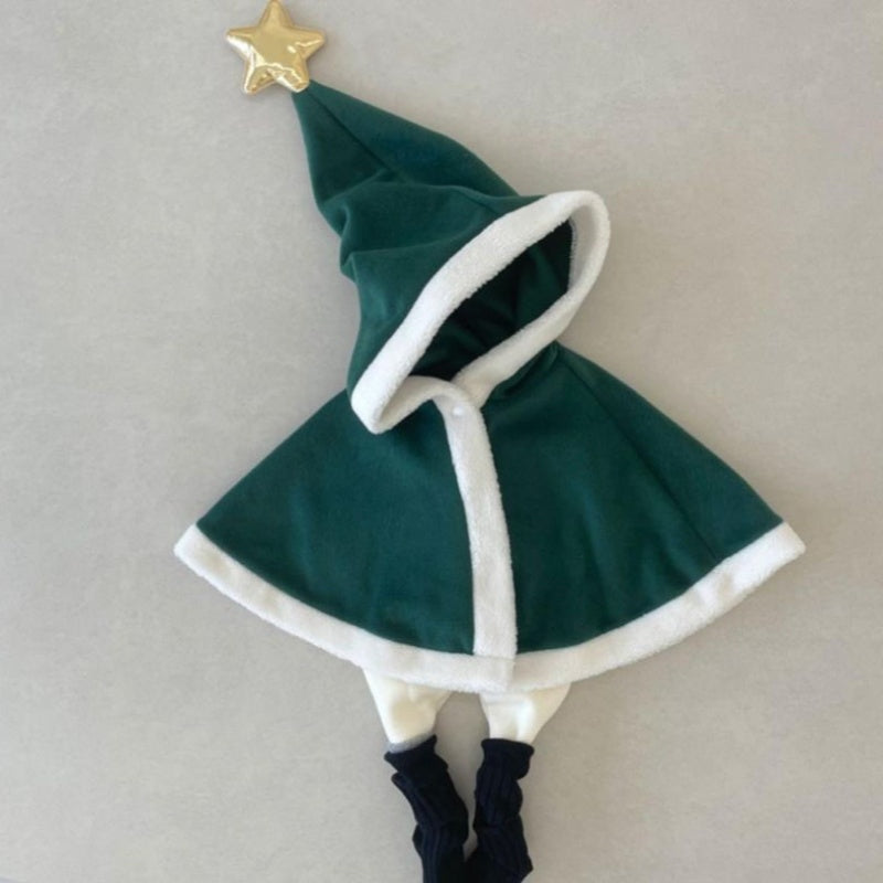 【BABY】韓国風あったかクリスマスポンチョSK102823