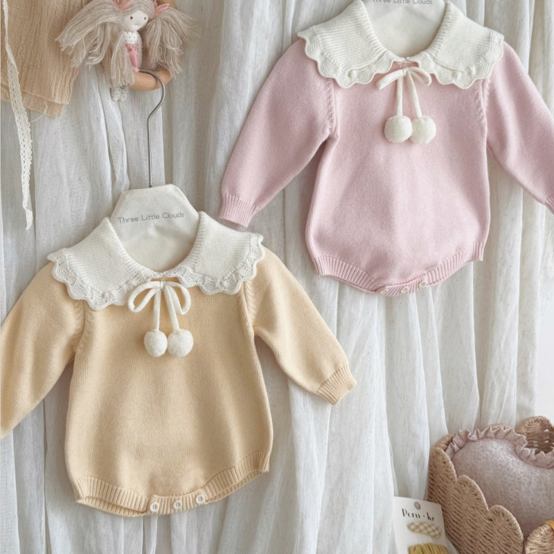 【BABY】ニットボールロンパースSK106916