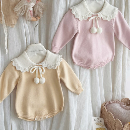 【BABY】ニットボールロンパースSK106916