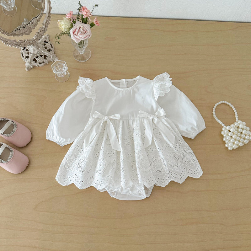 【BABY】プリンセスフリルロンパースワンピSK103609