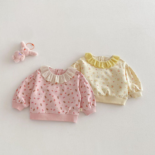 【BABY&KID】総柄ベアプリントプルオーバーSK103519