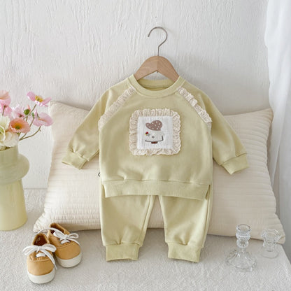 【BABY&KID】レースフリルセットアップSK092715