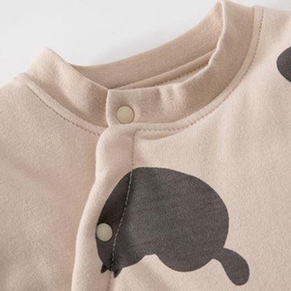 [BABY] New Winter Cat Quilted Coverall SK108216