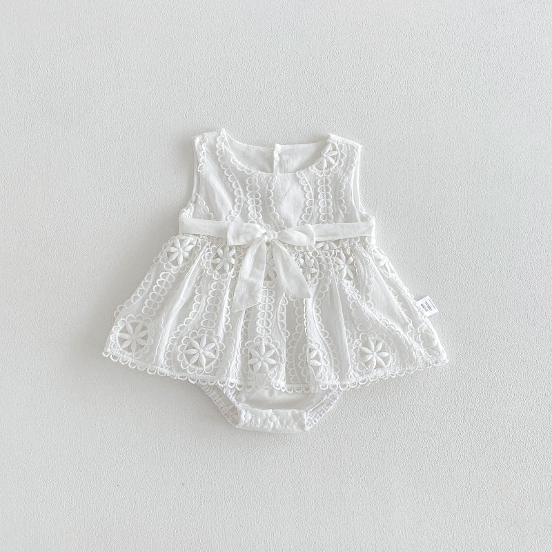 【BABY】夏新作蝶結びロンパースSK105501