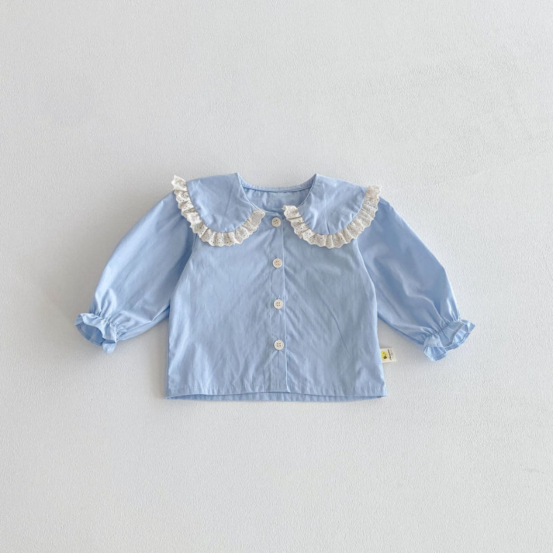 【BABY&KID】花柄サロペットスカート＆ガールシャツSK092434