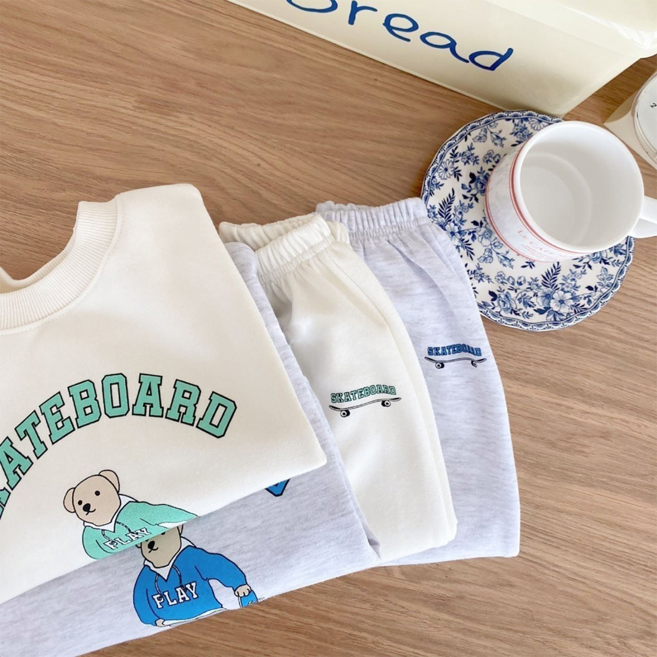 【BABY&KID】SKATEBOAROオシャレセットアップSK030313