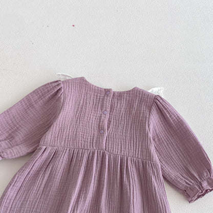 【BABY】レース刺繍カバーオールSK103617