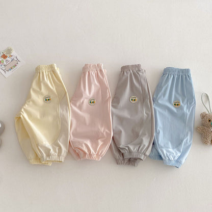 【BABY&KID】夏新作 きパッチワークカジュアルパンツSK070608