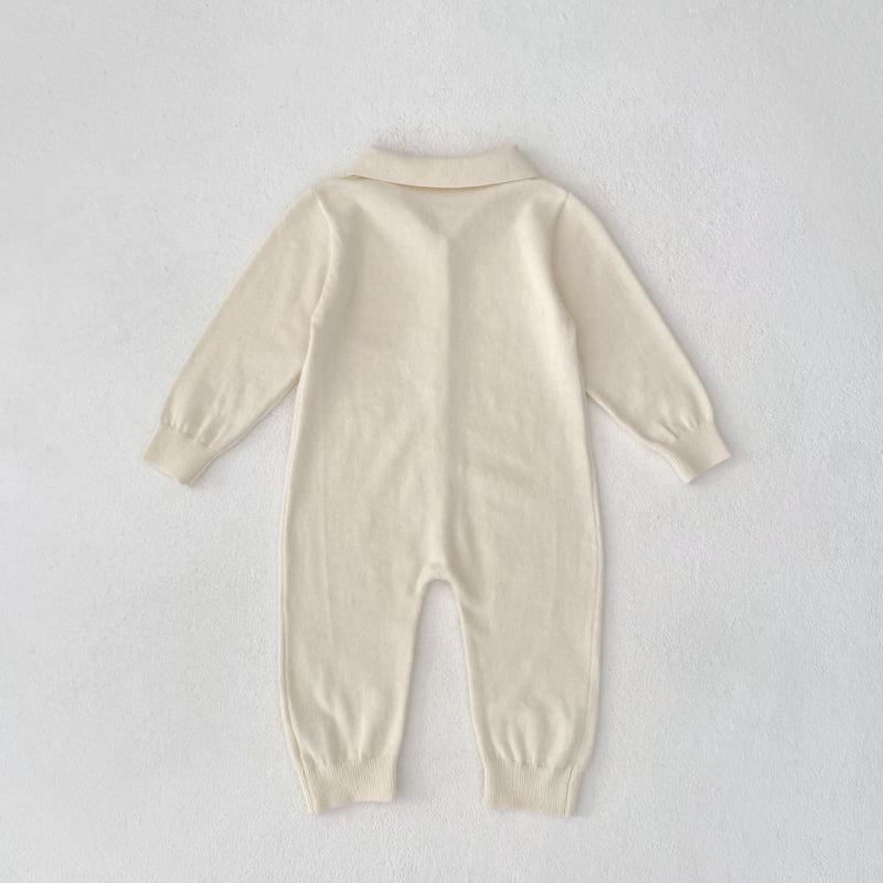 【BABY】前ボタンロングカバーオールSK100717