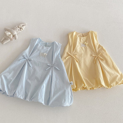 【BABY】夏新作蝶結びノースリーブワンピースSK104515