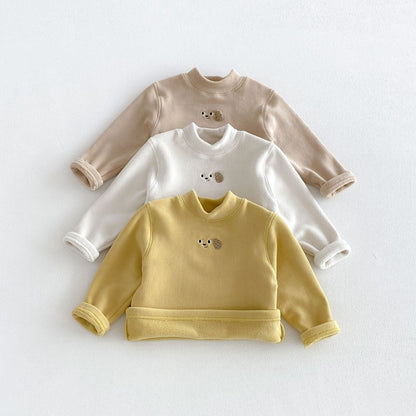 【BABY&KID】冬新作刺繍フリーストップスSK108506