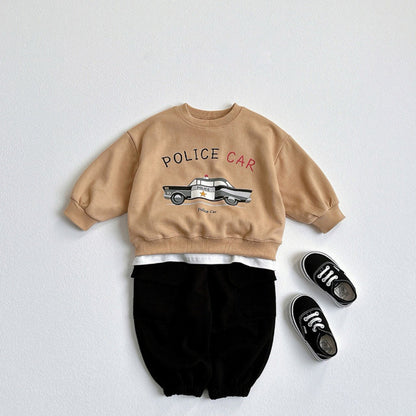 【BABY&KID】車プリントスウェットSK101551