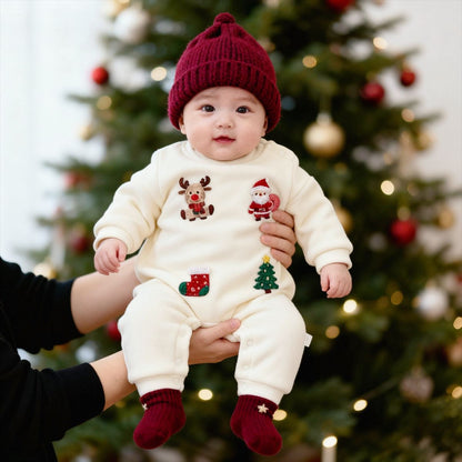 【BABY】クリスマスあったかカバーオールSK103220