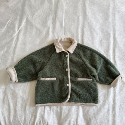 【BABY&KID】冬新作 シープボアアウターSK102028
