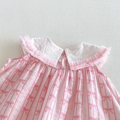 【BABY&KID】夏新作蝶結びワンピースSK106113