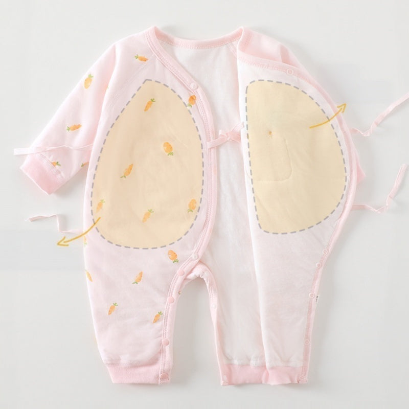 【BABY】北欧風にんじんキルティングカバーオールSK108406