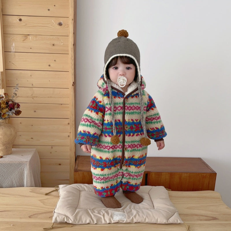 【BABY】冬新作レトロあったかカバーオールSK103210