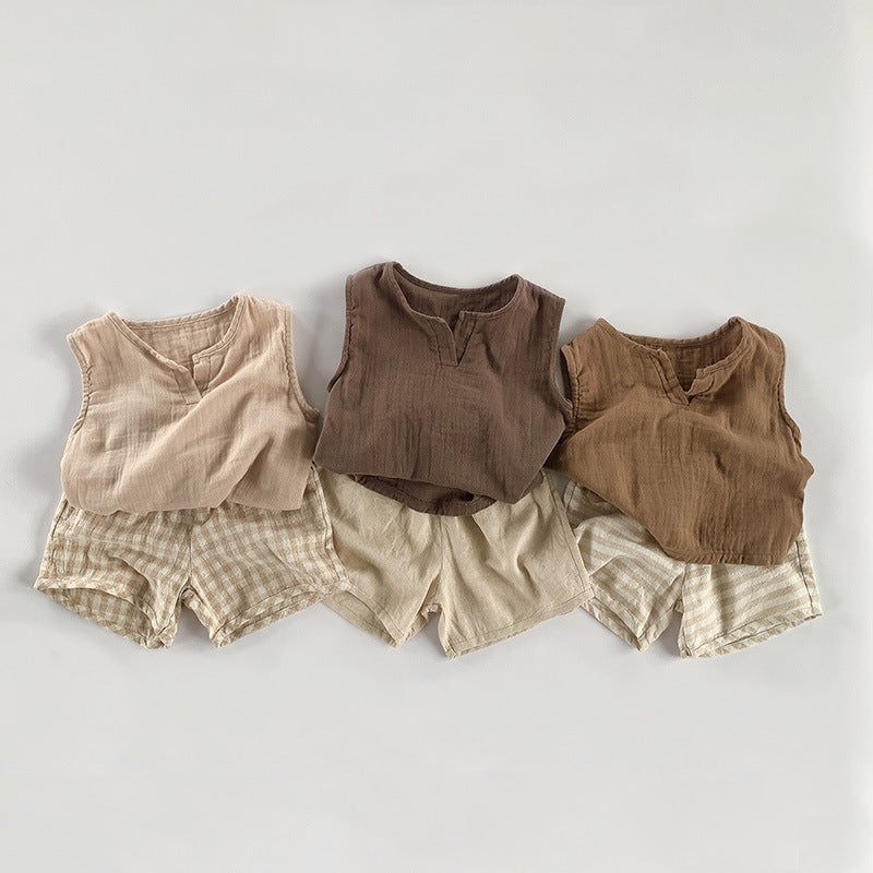 【BABY&KID】夏新作 コットンショートパンツSK080822