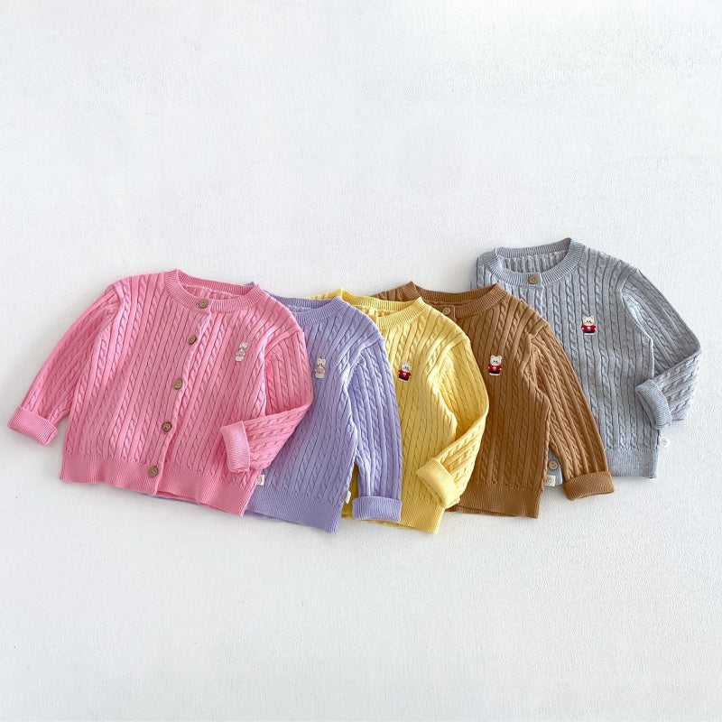 【BABY&KID】ケーブルニットカーディガンSK107205