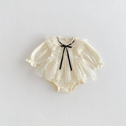 【BABY】レースリボンロンパースSK103603