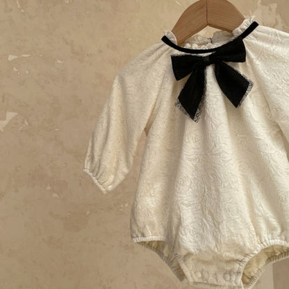 【BABY】フレンチスウィート蝶結びロンパースSK107403