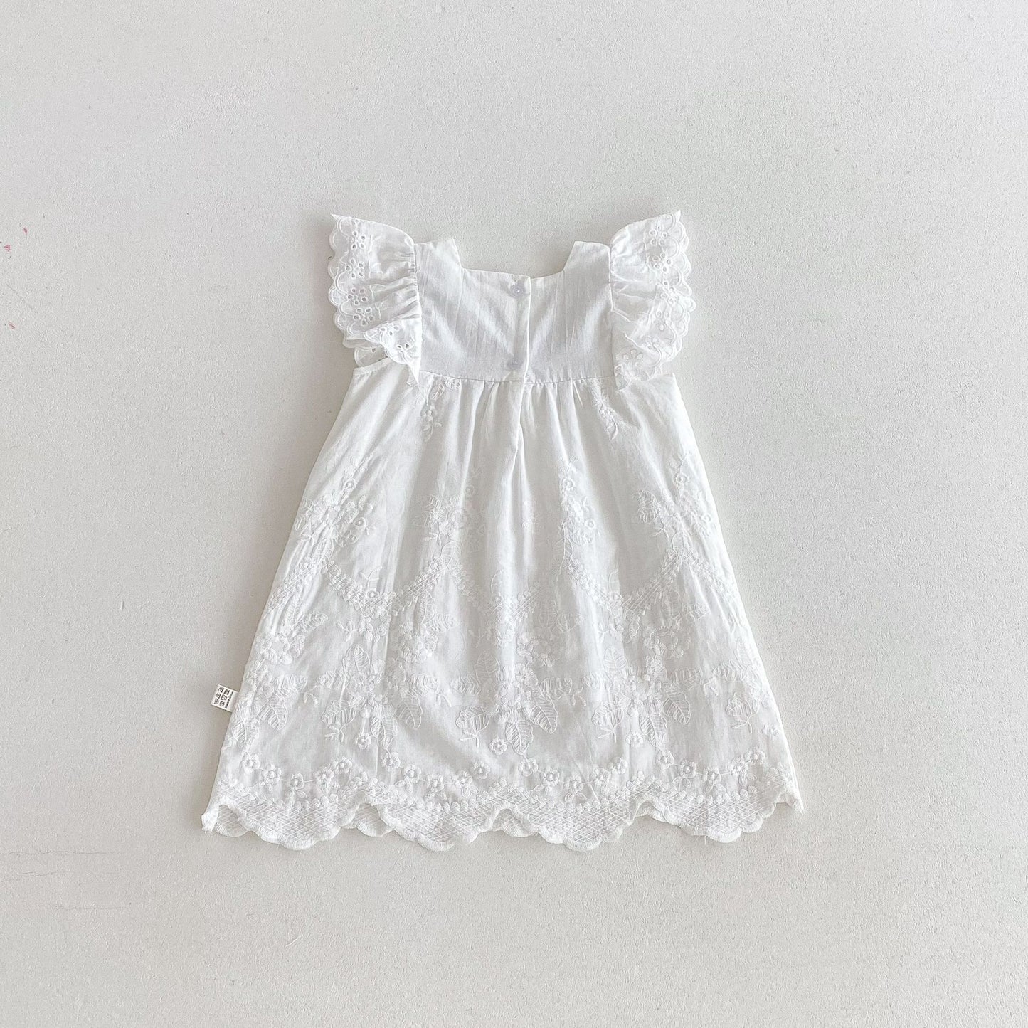 【BABY&KID】夏新作 刺繍レースワンピースSK072612