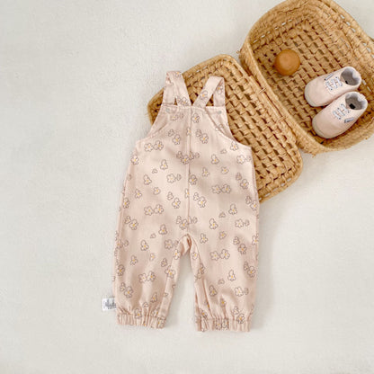 【BABY&KID】小花柄サロペットSK100626