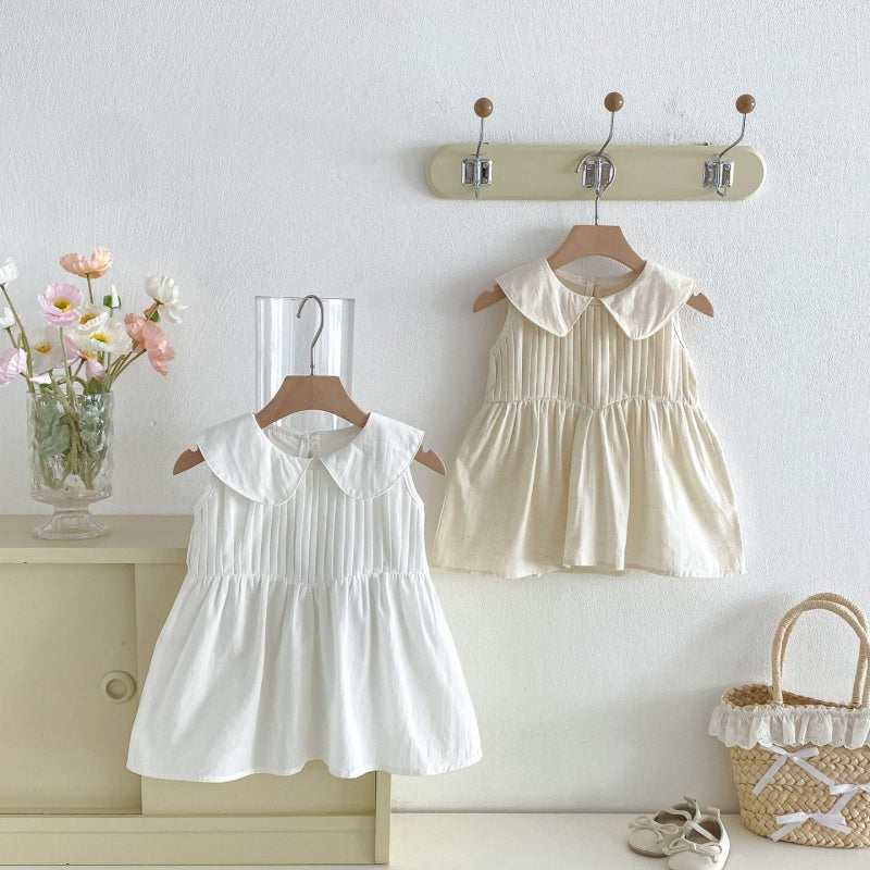 【BABY&KID】夏新作コットンノースリーブワンピースSK105020