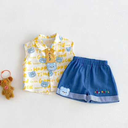 【BABY&KID】夏新作カートゥーンプリントショートパンツSK106118