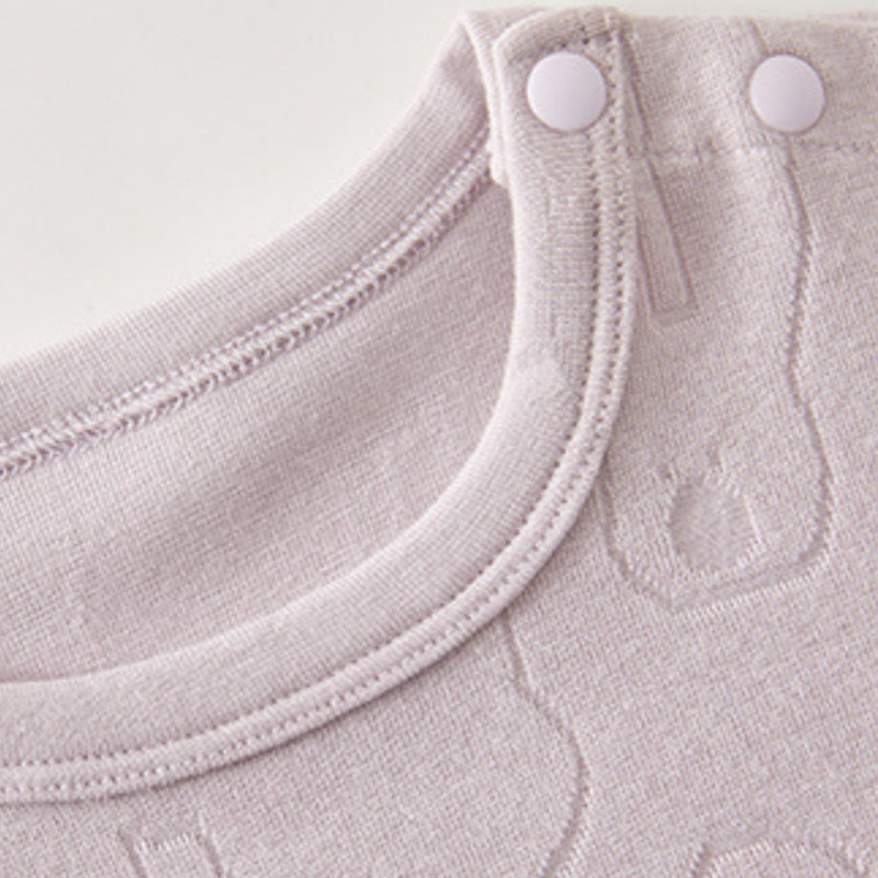 【BABY】北欧風アニマルジャカードロンパースSK102618