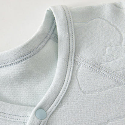 【BABY】北欧風アニマルジャカードカバーオールSK102607