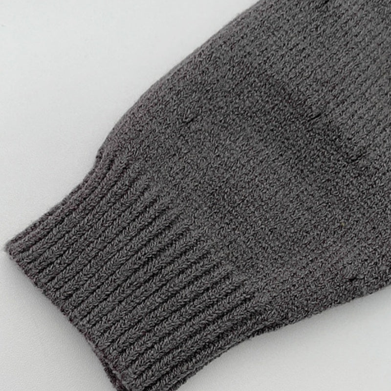 【BABY&KID】冬新作おしゃれ透かし編みニットSK103016