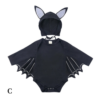 【BABY】パンプキンロゴハロウィンロンパースSK102009