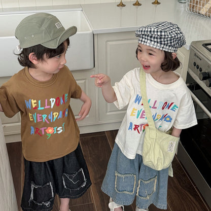 【BABY&KID】夏新作 レタード半袖TシャツSK080514