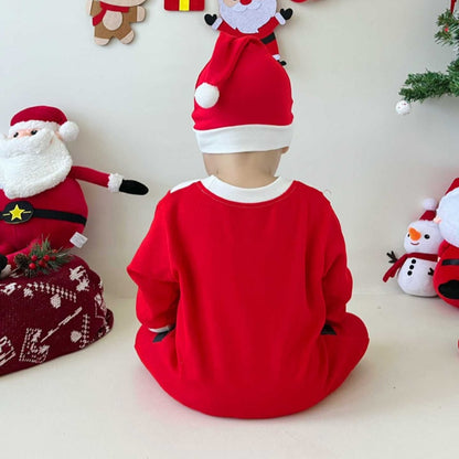 【BABY】クリスマステーマベビーカバーオールSK102802