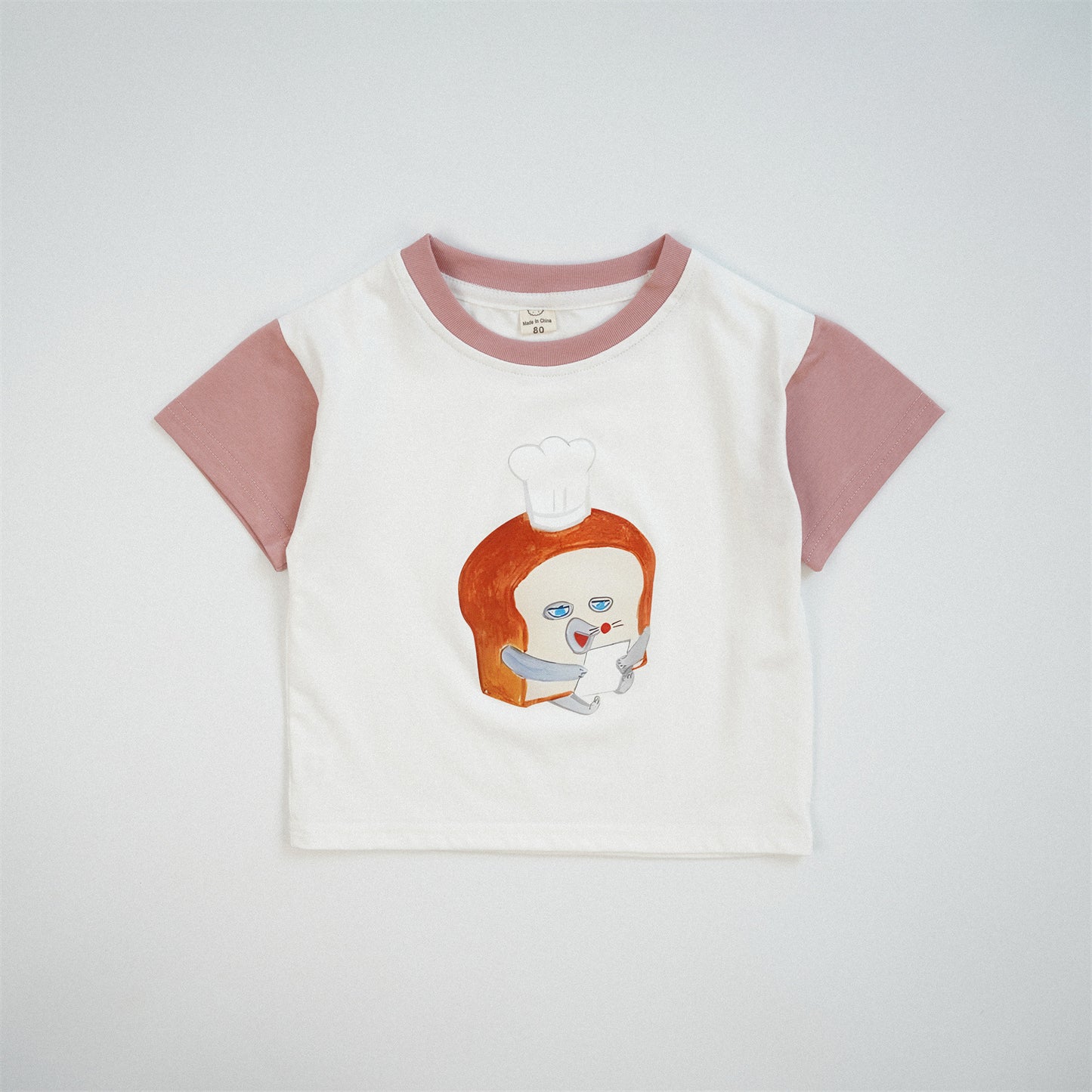 【BABY&KID】夏新作 キャラクタークルーネックTシャツSK090807