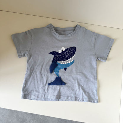 【BABY＆KID】夏新作 アニマルプリント半袖TシャツSK063032