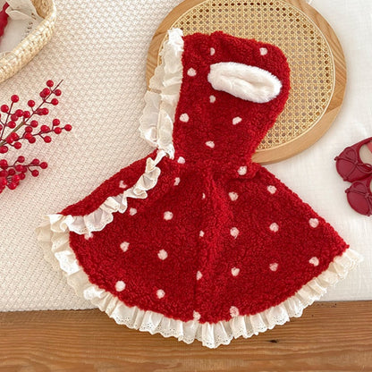 【BABY】フリルうさ耳ケープSK102935