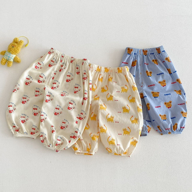 【BABY&KID】夏新作 カートゥーン総柄虫よけパンツSK105207