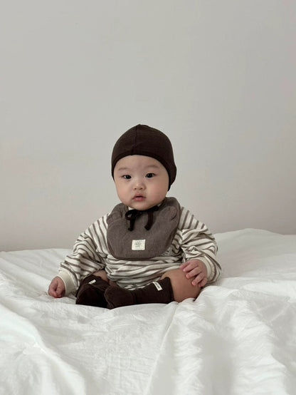 【BABY】ボーダー丸首ロンパースSK102630