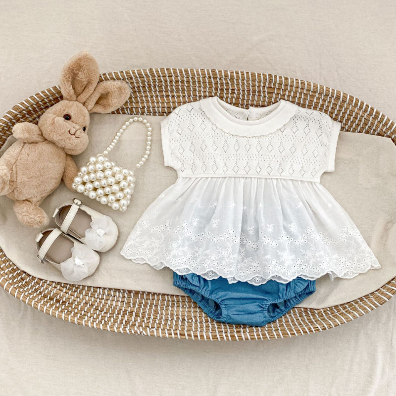 【BABY&KID】夏新作 ノースリーブニットトップスSK080107