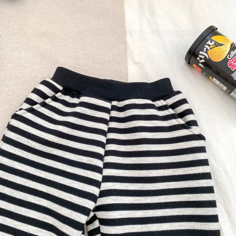 【BABY&KID】ボーダー裏起毛セットアップSK101437