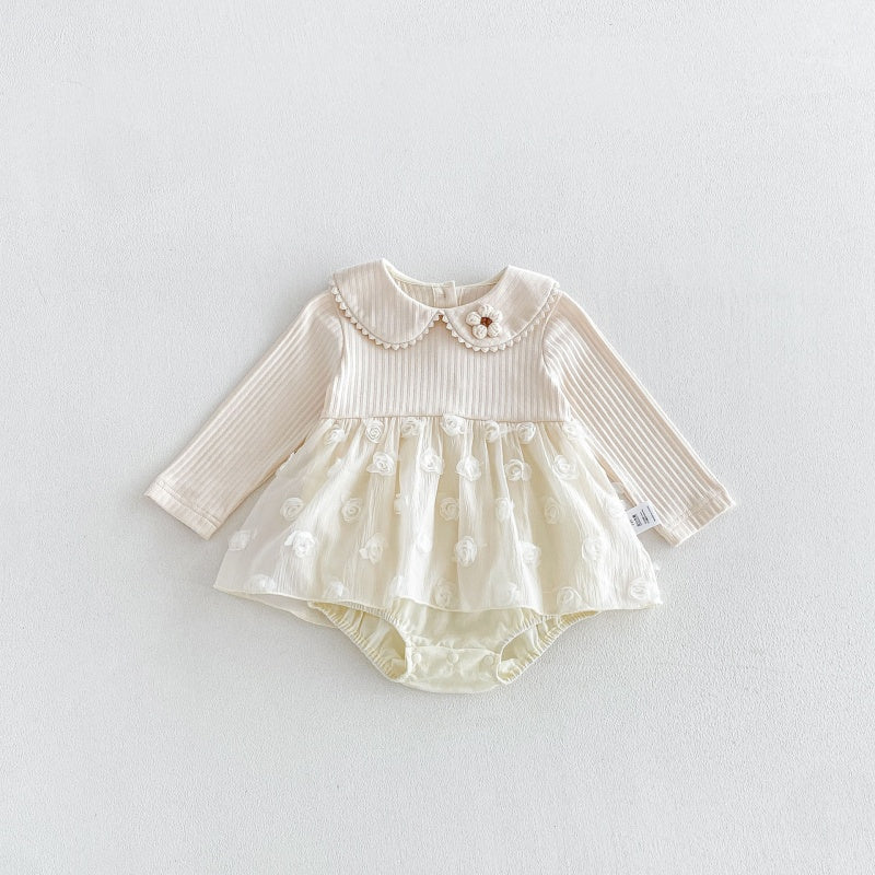 【BABY】フラワーチュールロンパースSK106903
