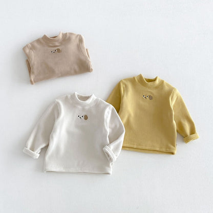 【BABY&KID】冬新作刺繍フリーストップスSK108506