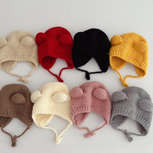 【HAT】ぷっくり耳ニット帽子SK101613