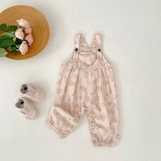 【BABY&KID】小花柄サロペットSK100626